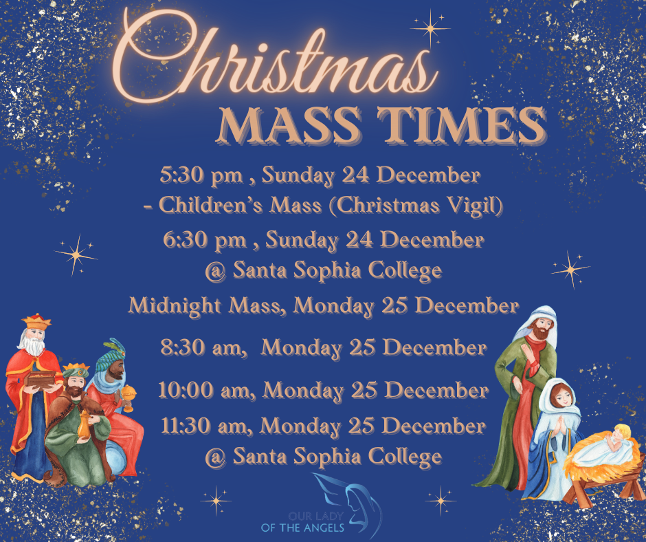 Christmas Mass Times 2023